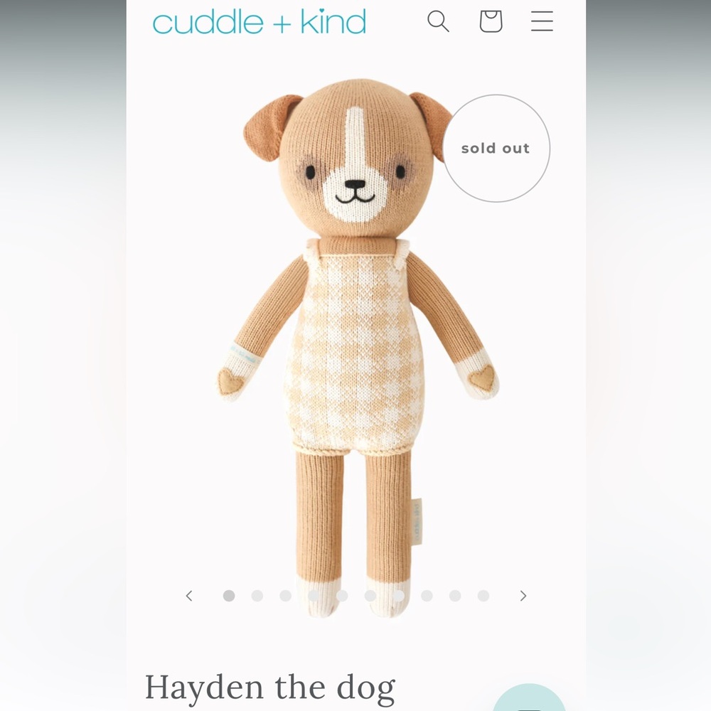 Cuddle + Kind LE Hayden the Dog